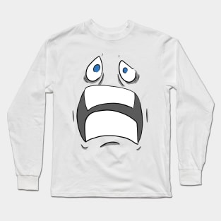 Scaredy Face Long Sleeve T-Shirt